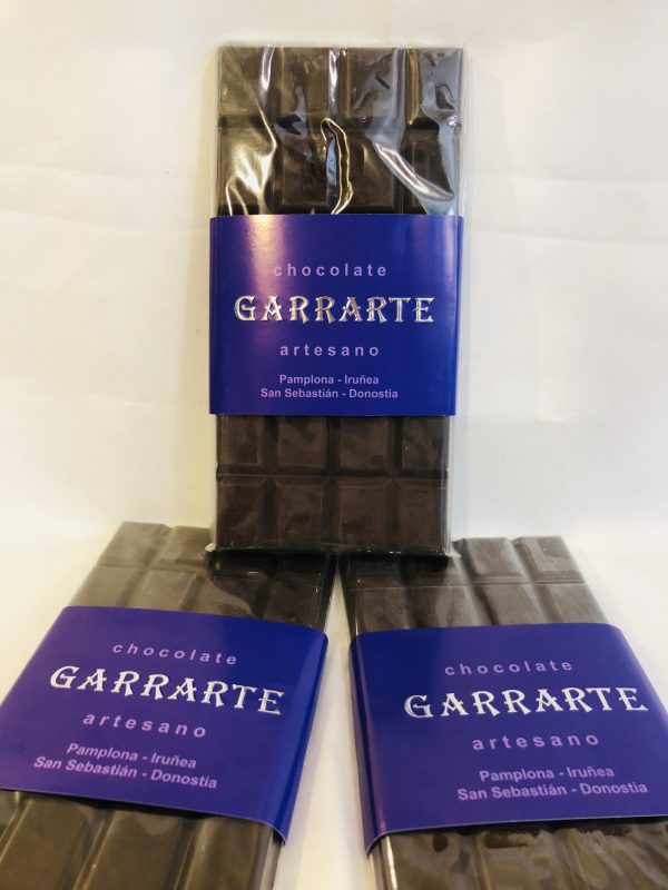 Tableta chocolate negro 60% cacao. Sin azucar