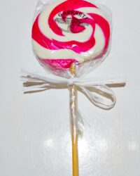 Piruleta de Caramelo con sabor a Fresa y Nata