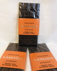 Tableta chocolate negro naranja 60% cacao. Sin azucar