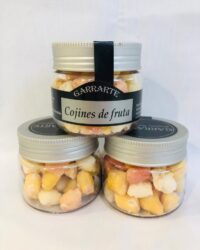 Caramelos cojines de fruta