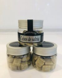 Caramelos cubos de salvia