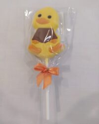 Piruleta de chocolate patito