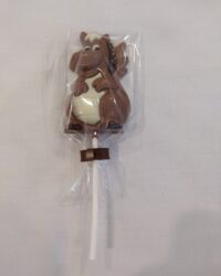 Piruleta de chocolate dragón