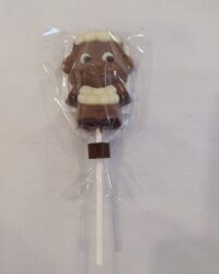 Piruleta de chocolate oveja