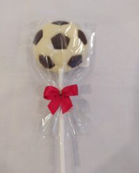 Piruleta de chocolate balón