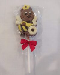 Piruleta de chocolate abeja