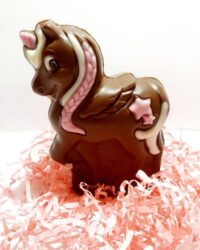 Unicornio con trenzas