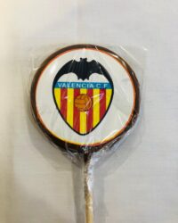 Piruleta de chocolate con leche del Valencia C.F.
