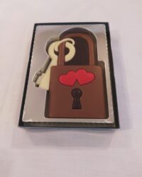 Candado de chocolate. Sin gluten