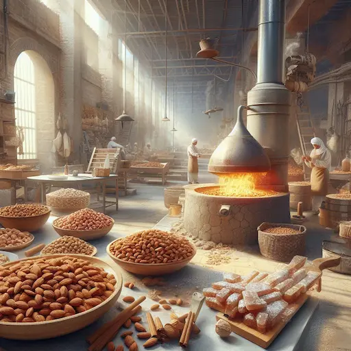 garrarte-garrapiñados-fondo almendras garrapiñadas